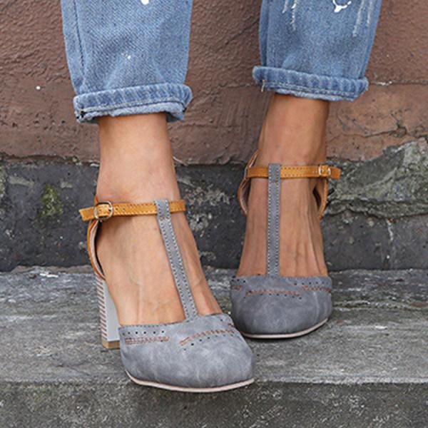 Pauline | Damen Frühlings-Mary Janes mit Chunky-Heelv - Elle Zürich