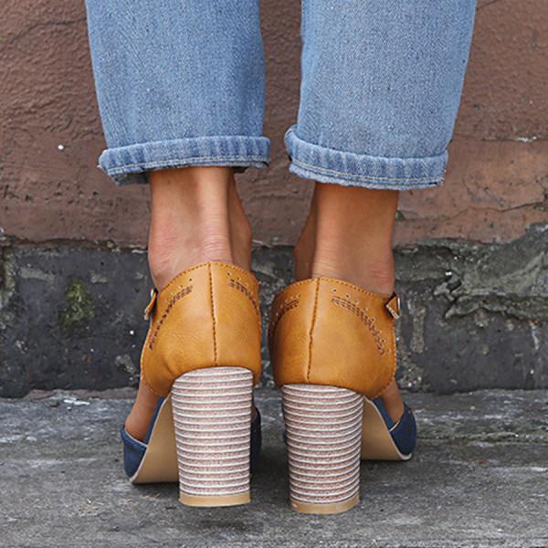 Pauline | Damen Frühlings-Mary Janes mit Chunky-Heelv - Elle Zürich