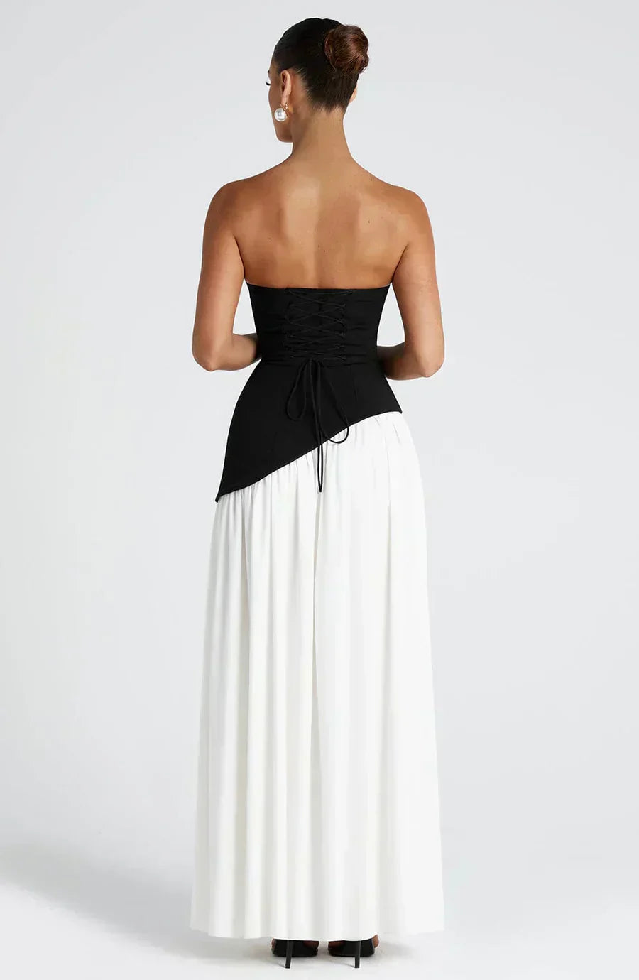 Fiona | Women Wedding Guest Asymmetric Maxi Dress - Elle Zürich