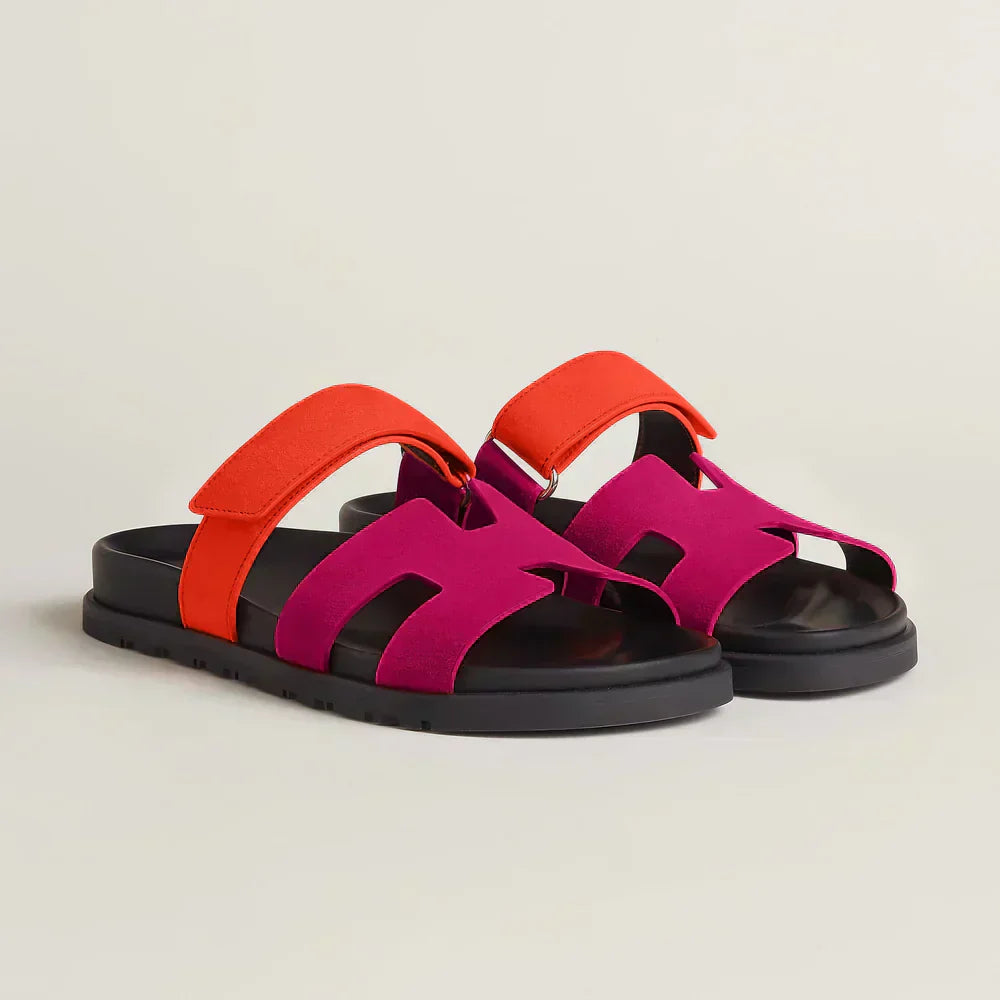 Elke | Damen Sommer Sandalen mit Verstellbaren Riemen - Elle Zürich