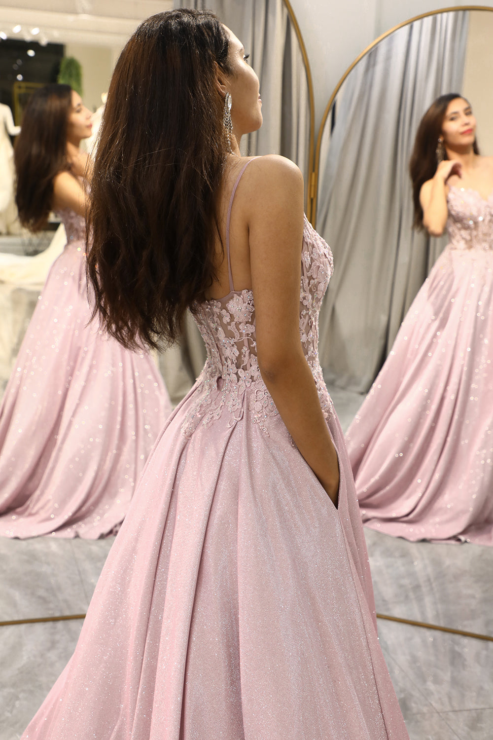 Daisy | Women Wedding Guest Embellished Maxi Dress - Elle Zürich