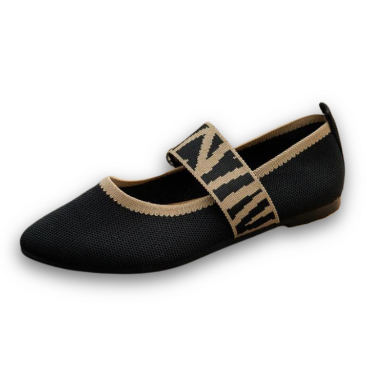 Pauline | Damen Frühlings Ballerinas mit Riemen im Freizeitstil - Elle Zürich