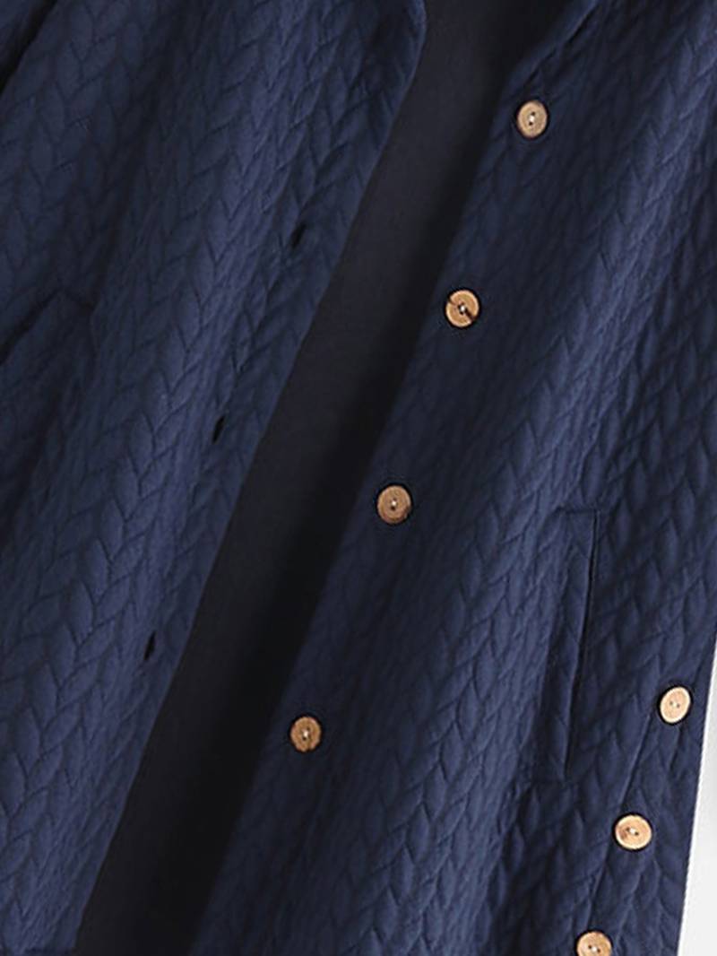 Sandra | Warme Freizeitjacke mit Knöpfen - Elle Zürich